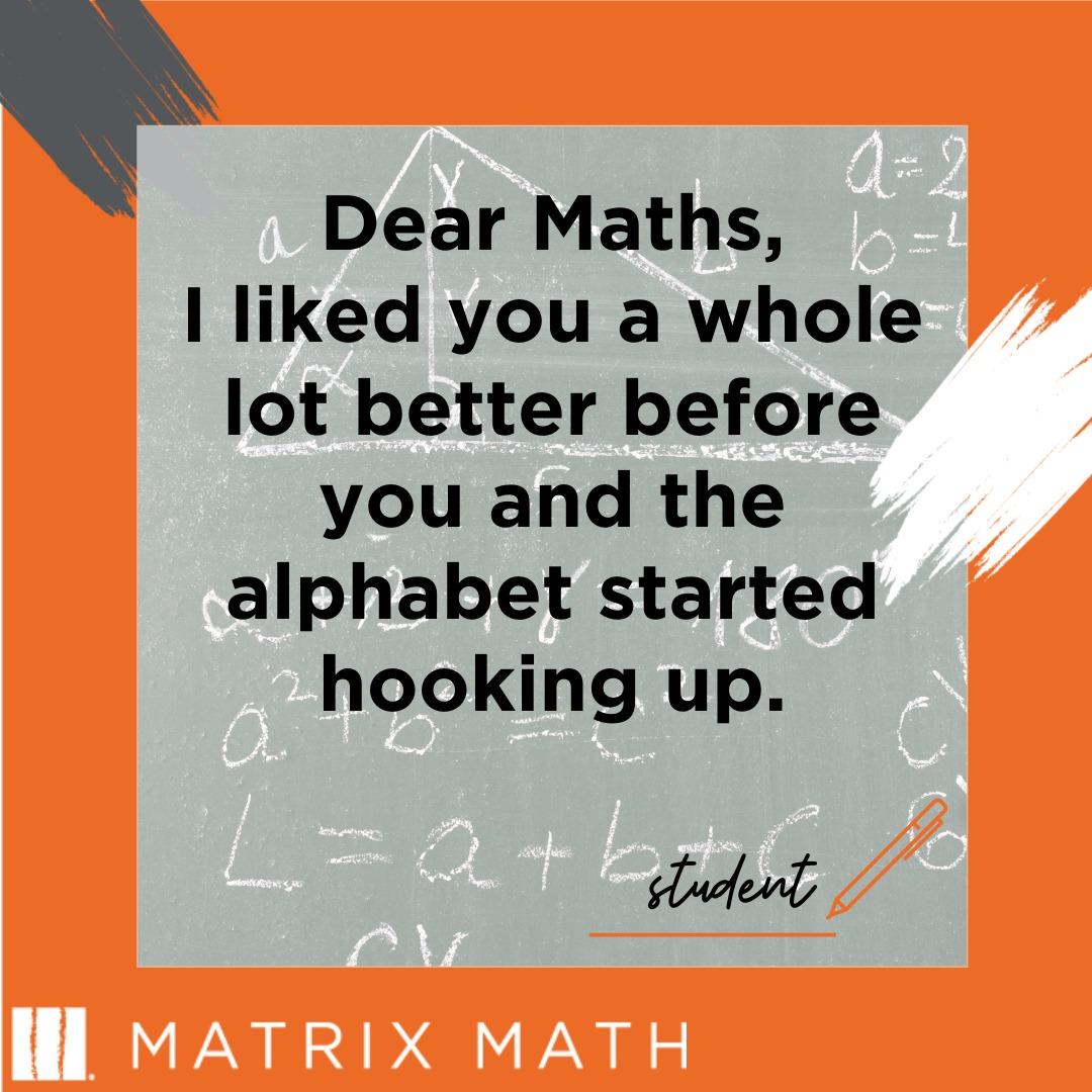 Algebra can be complicated for some