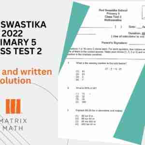 P5 Red Swastika Class Test 2