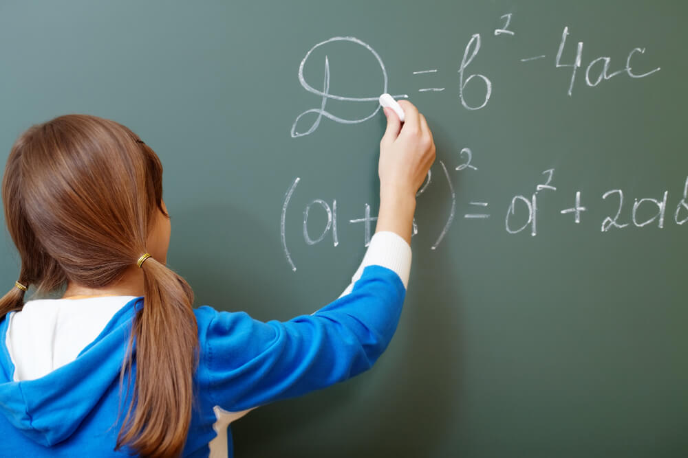 child learning algebra rules