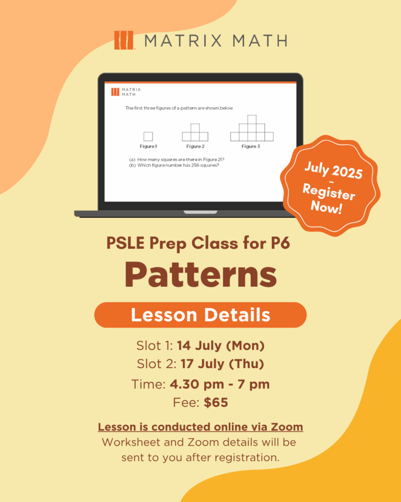 PSLE Math Pattern Course